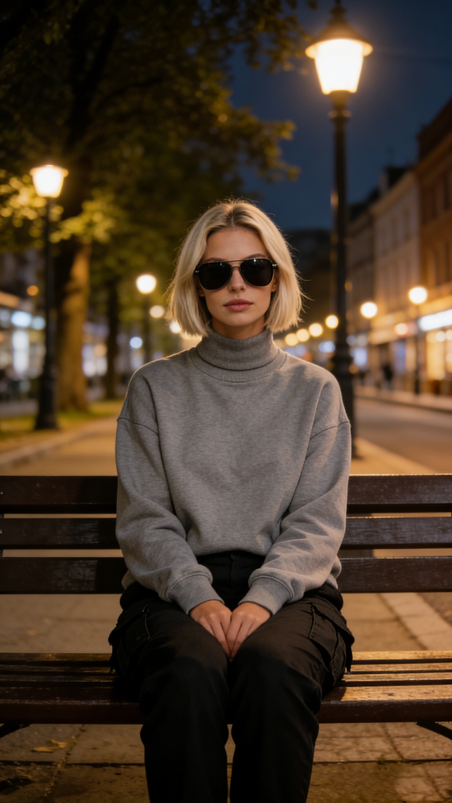 Turtleneck Minimal Look
