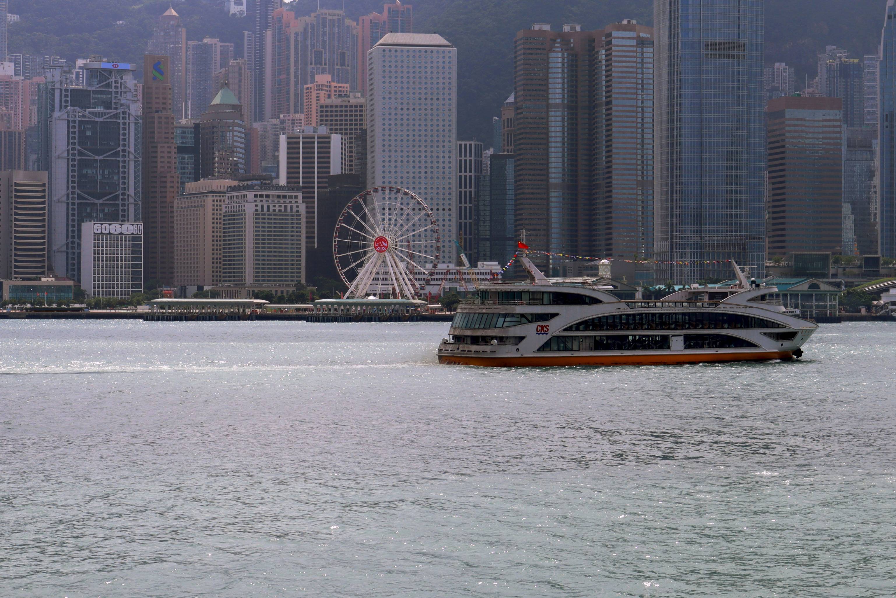 a boat sailing in the water